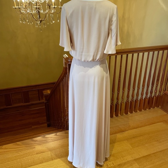 Show Me Your MuMu Sophia Wrap Dress Dusty Blush - Picture 12 of 14